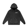 Snow Washed Loose Cotton Hoodie senna