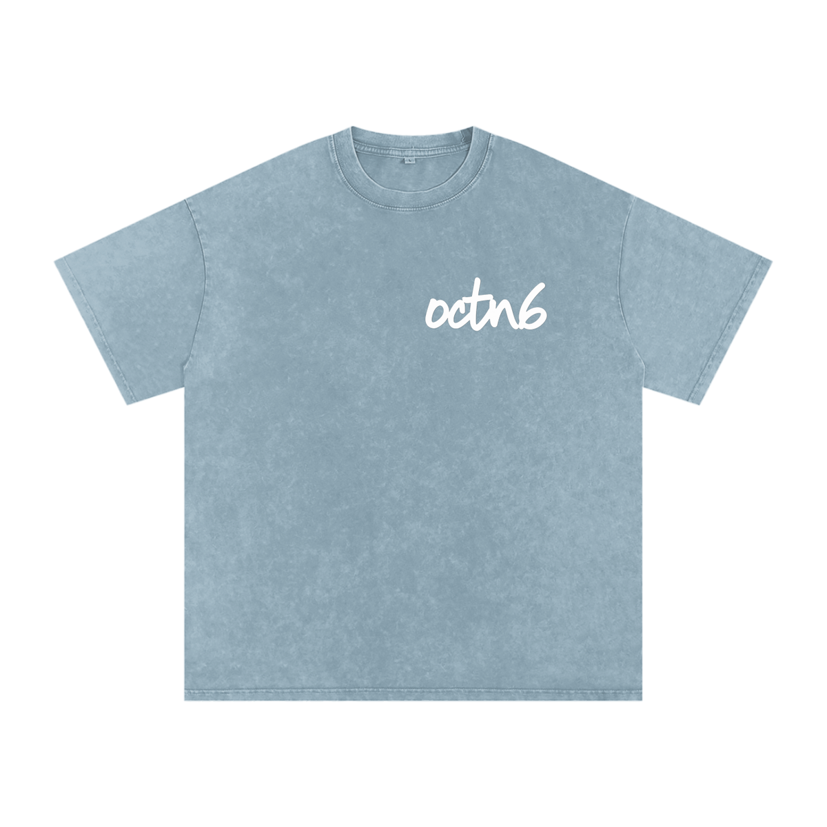 Snow Washed Oversized Cotton T-Shirt e92