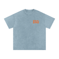 Snow Washed Oversized Cotton T-Shirt e92