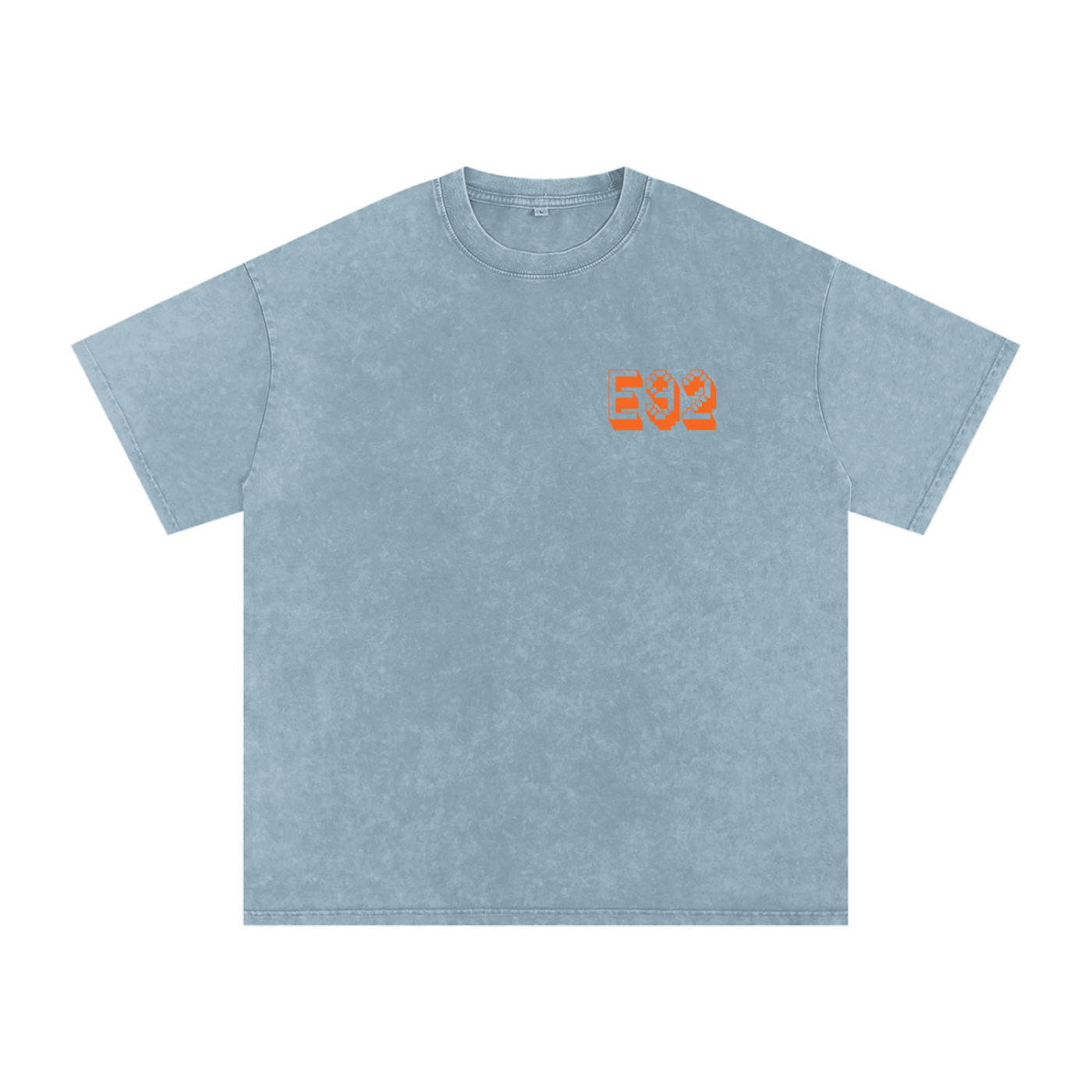 Snow Washed Oversized Cotton T-Shirt e92